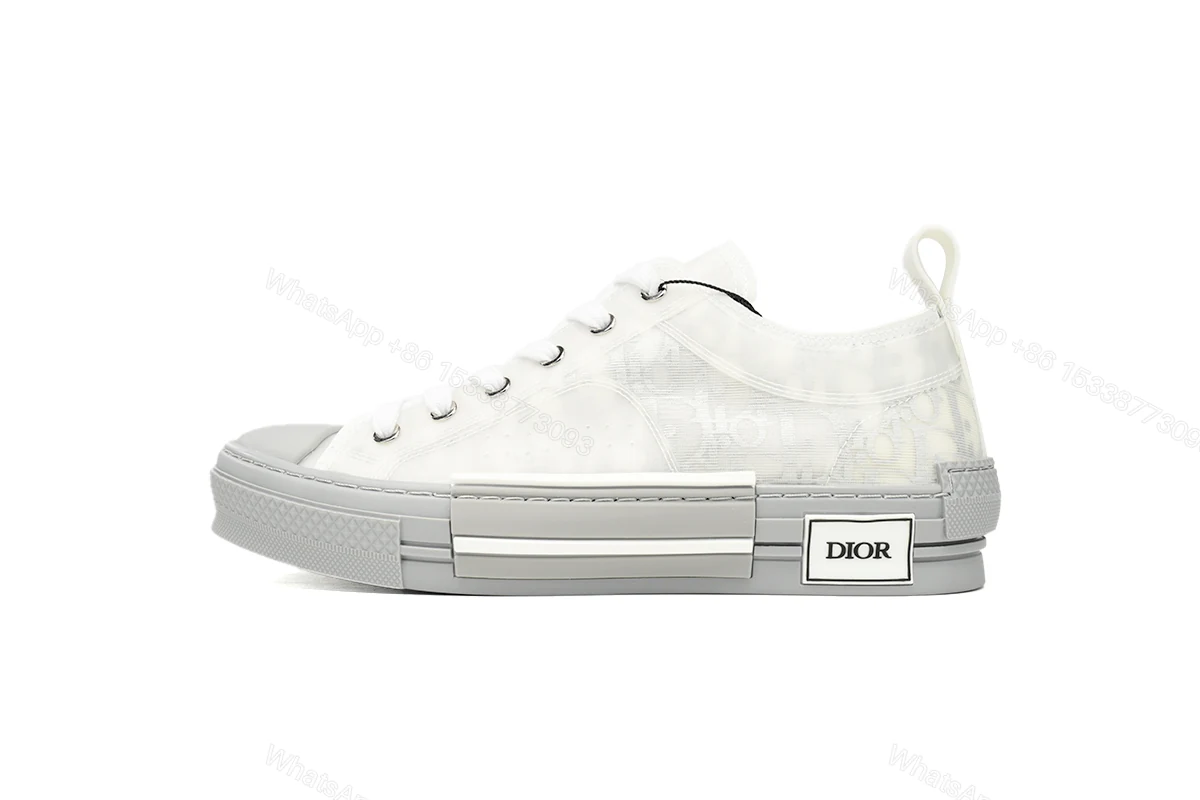 View 9 of 3SN272ZIR 16536 Dior B23 HT Oblique Low Rank Silver Gray