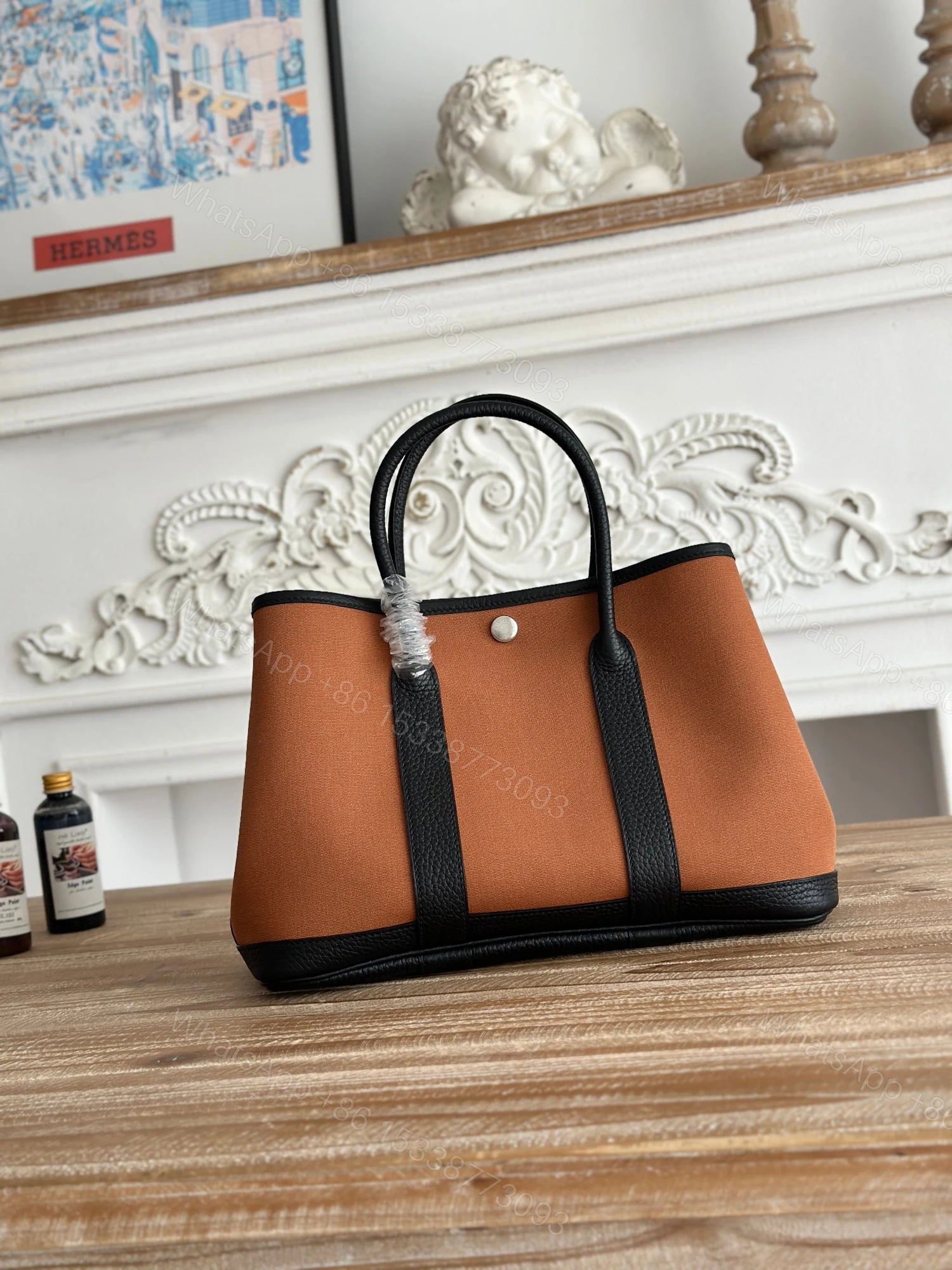 Hermes 高仿 女款 Garden Party托特包 拼色設計 通勤百搭款 — view 1