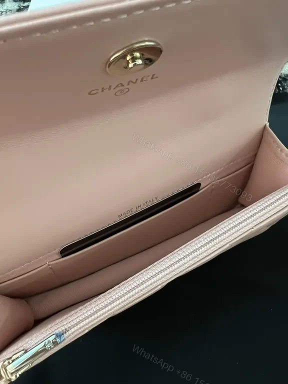 View 6 of Chic Pink Quilted Crossbody with Gold Chain - Luxury Everyday Style