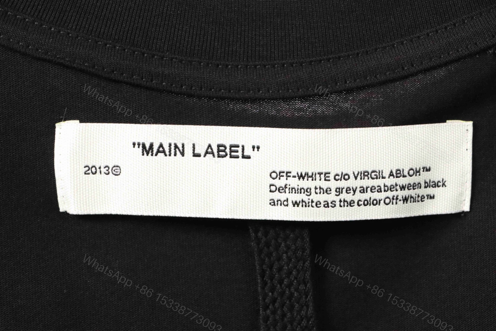 View 9 of Off-White Incomplete lines Print T-Shirt