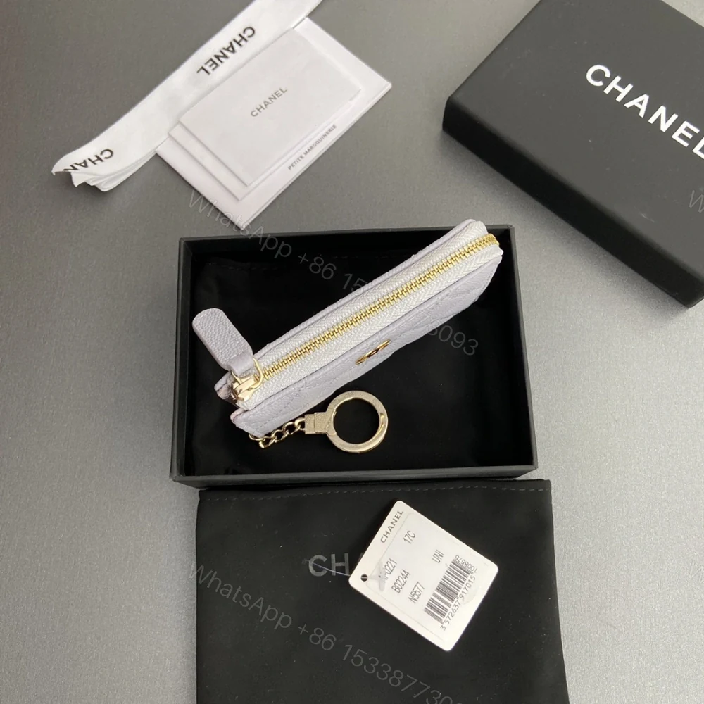 View 5 of 高仿Chanel*AP0223零錢包紫色魚子醬金扣免檢版