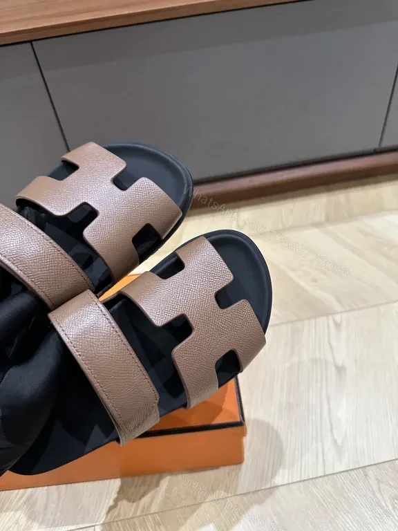 View 3 of Leather-Hued Sketch Sandals: Luxe, Breathable, Everyday Wear