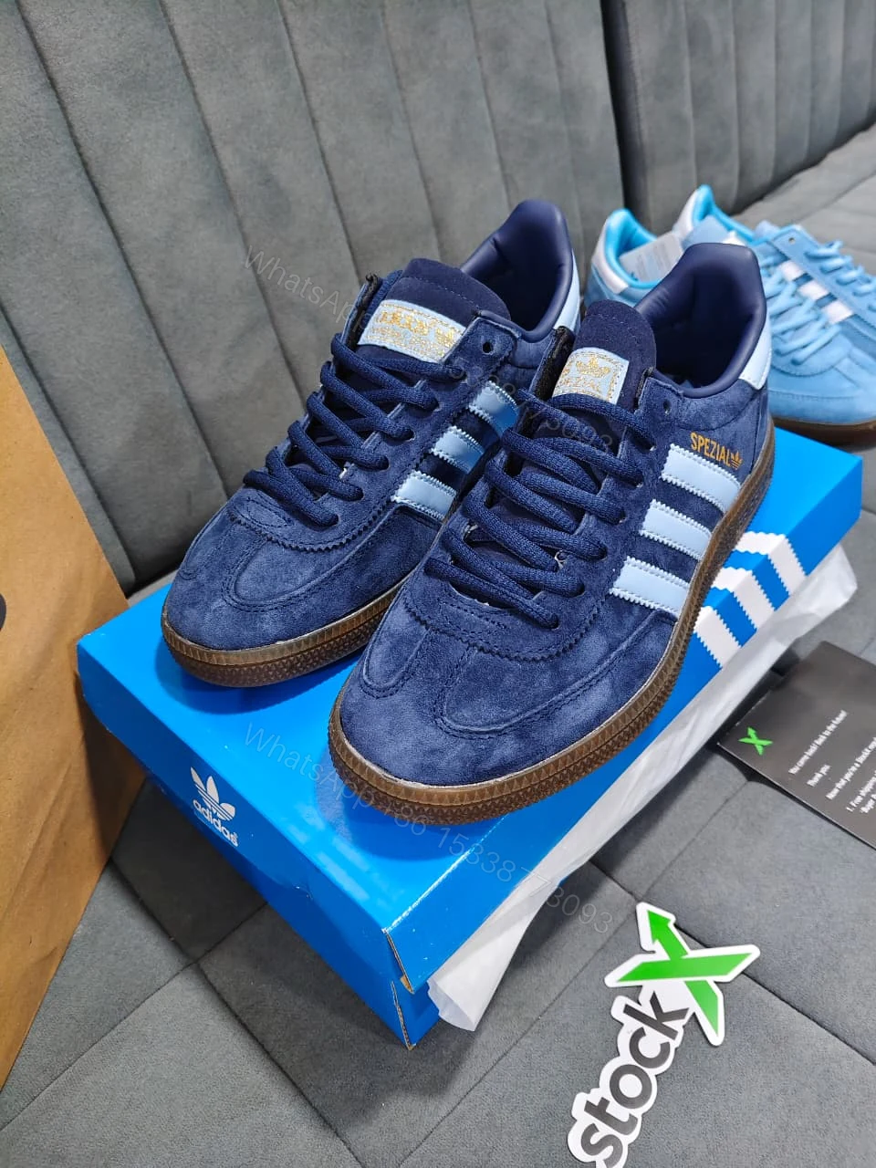 View 2 of FIRST COPY ADIDAS HANDBALL SPEZIAL NAVY SHOES