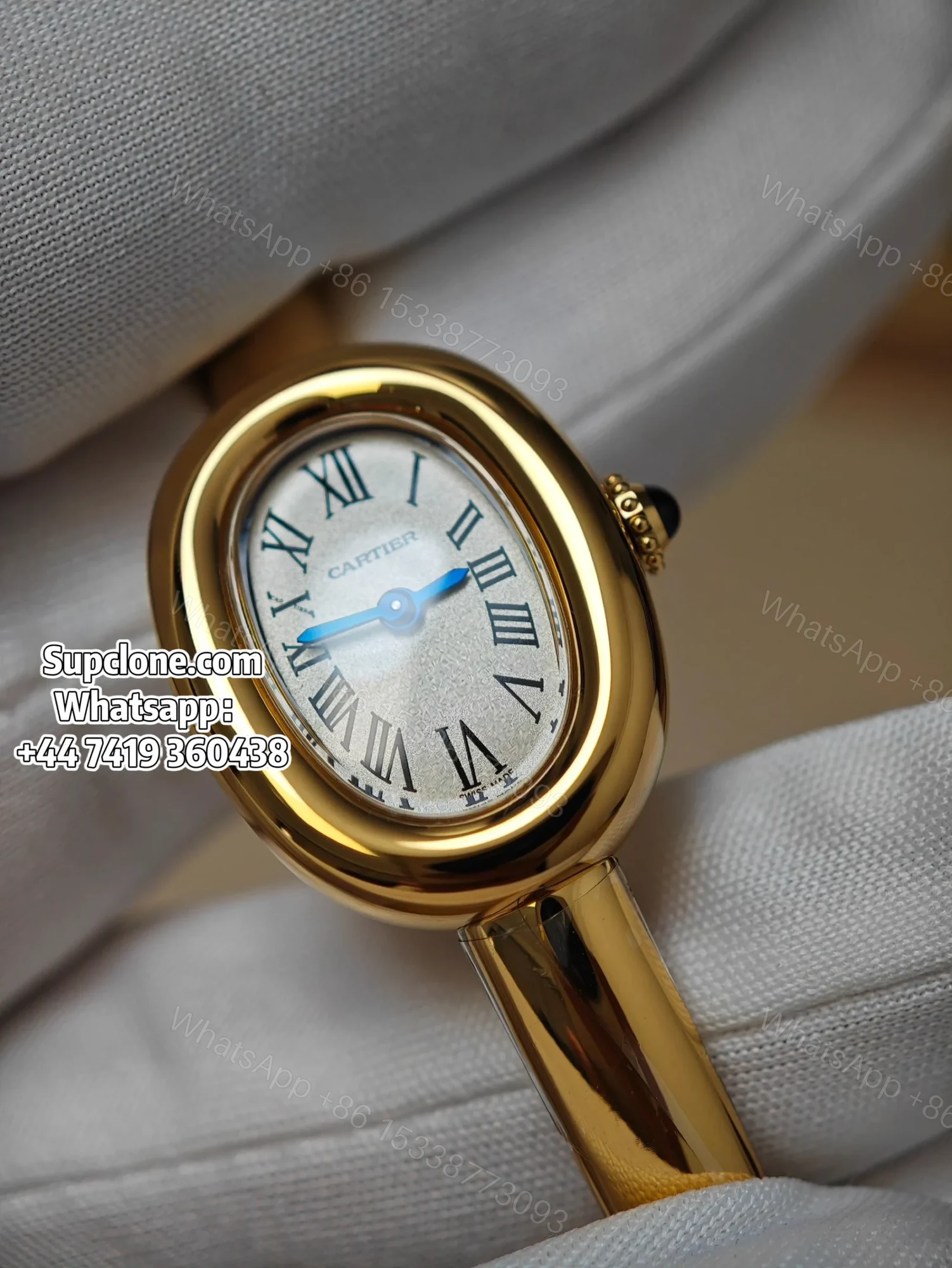 View 13 of Cartier Super Clone Watches 1:1 Baignoire WGBA0018 Gold Bangle Small