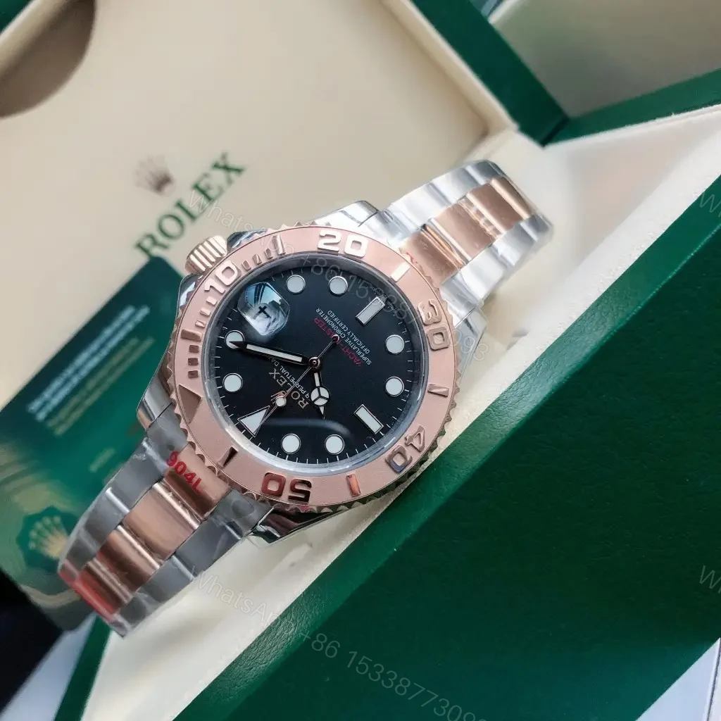 View 5 of Rolex Yacht-Master 40 Rolesor Everose Black Dial 116621-0002