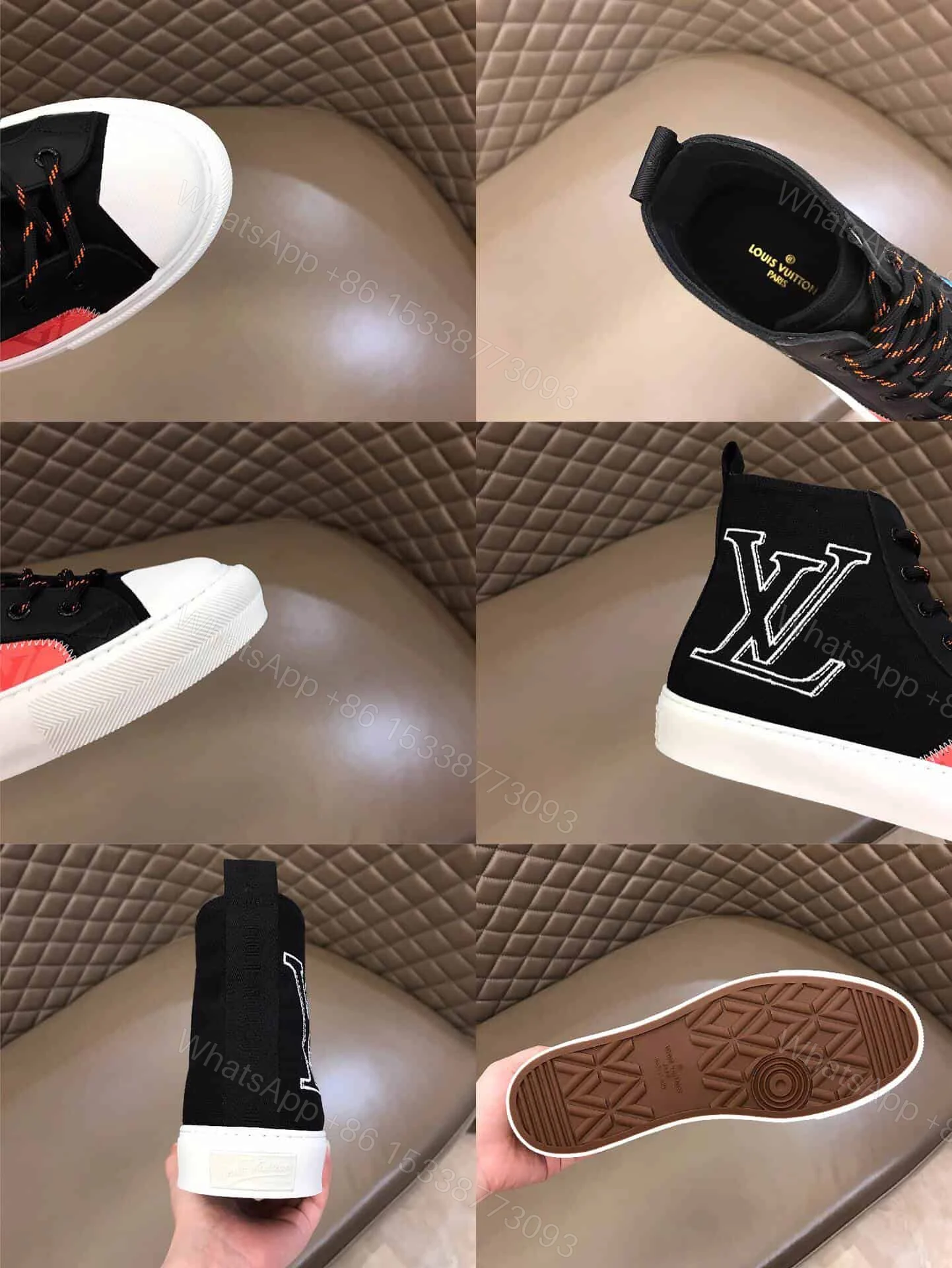 View 10 of LOUIS VUITTON TATTOO HIGH TOP BLACK SNEAKER – LV77