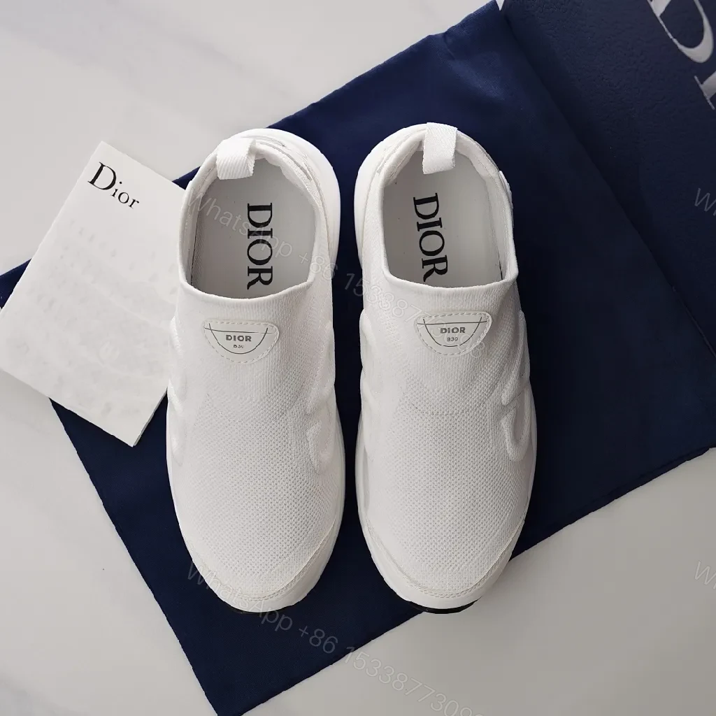 View 9 of White Knit Runner: Subtle Texture, Luxe Comfort Sneaker