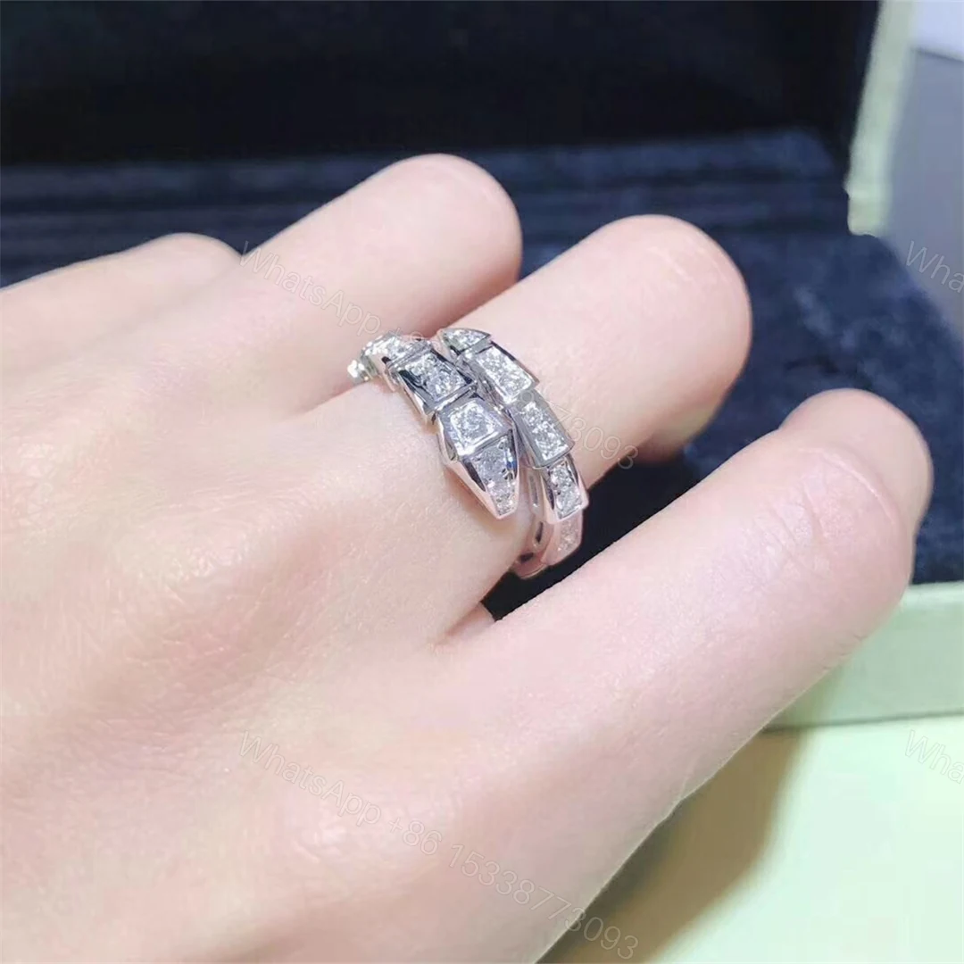 View 5 of Bvlgari Serpenti 18kt White Gold Ring