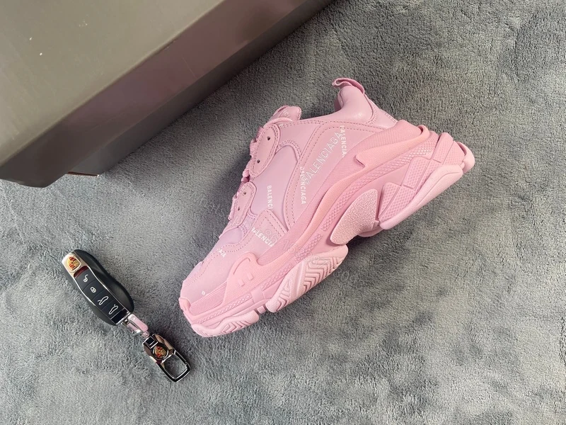 View 2 of Balenciaga Triple S Letter Pink 524039 W2FA1 5090