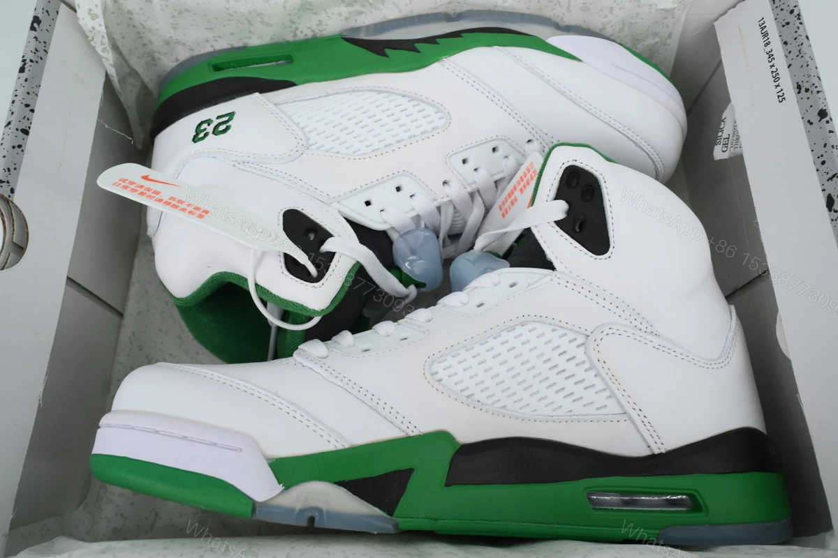 View 9 of Air Jordan 5 Retro 'Lucky Green' DD9336-103