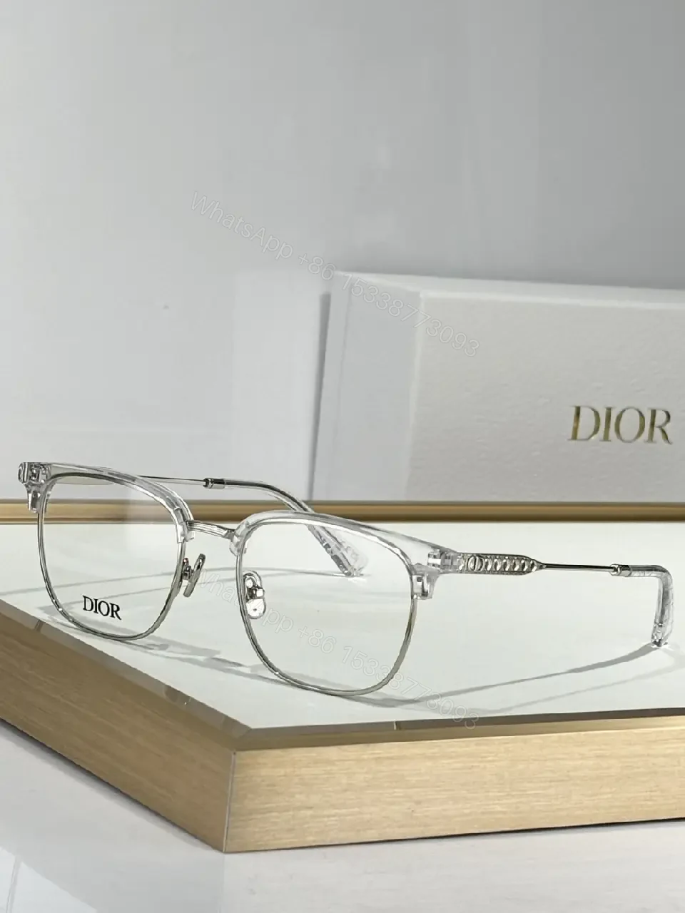 View 7 of Two-Tone Luxury Frame: Modern Contrast Eyewear