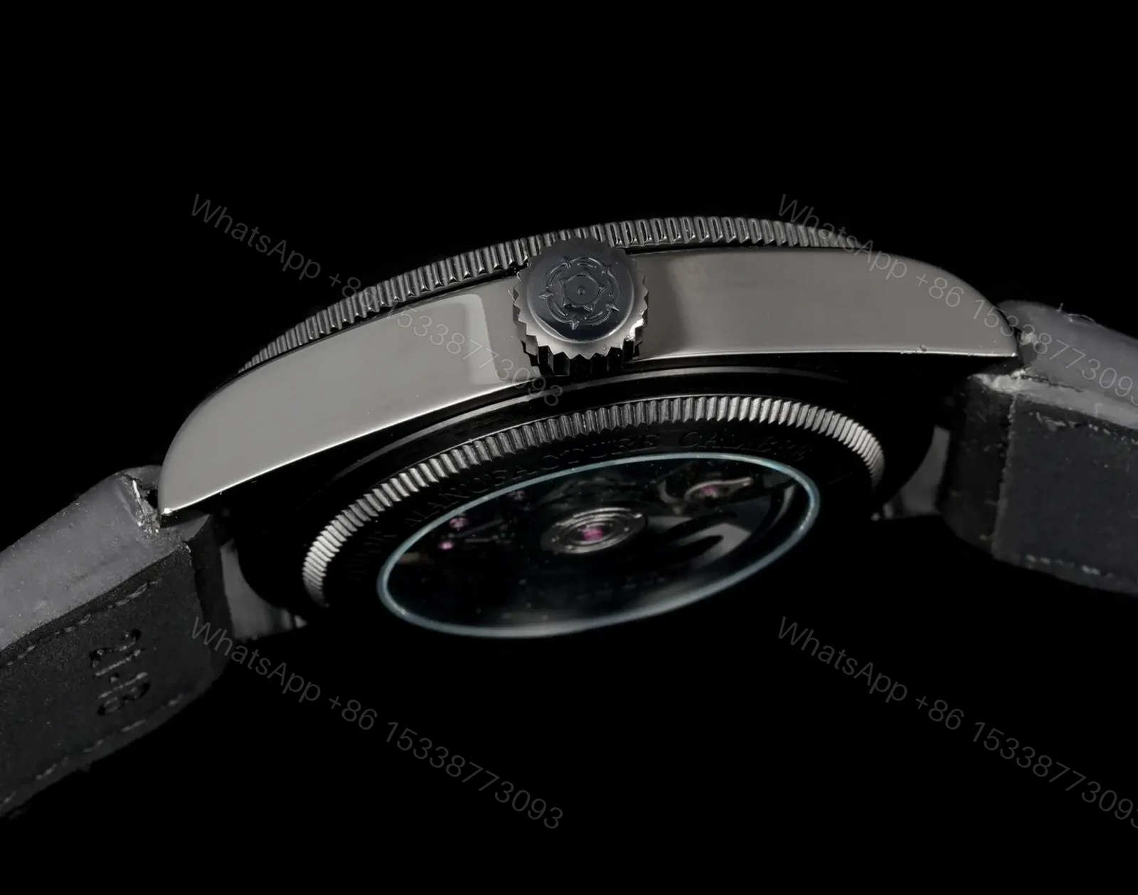 View 7 of Tudor White Warrior 41mm White Dial Black Leather Strap Watch TUDOR-WARRIOR-41-WHT-BLK-LEATHER