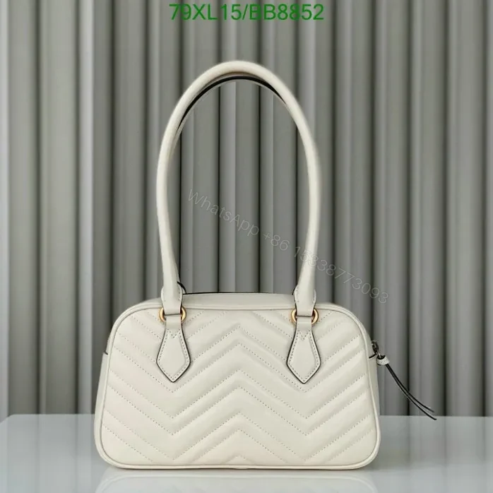View 13 of Gucci Knock off Marmont Mini Black Leather Bag