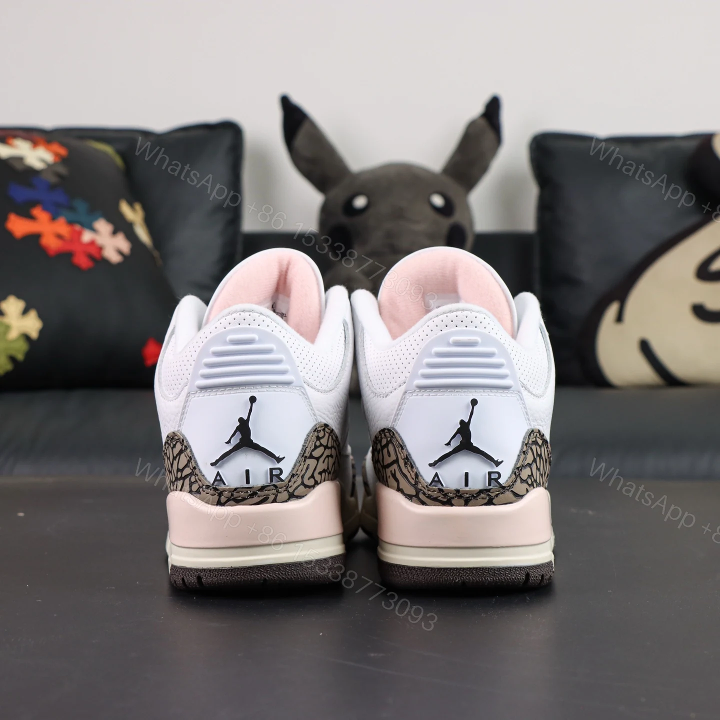 View 7 of Air Jordan 3 Retro Neapolitan Dark Mocha