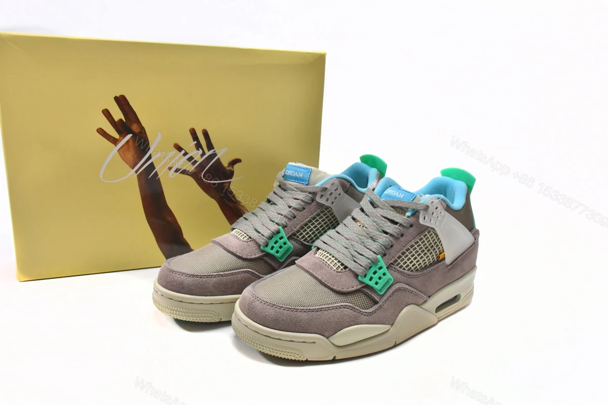 Union LA x Air Jordan 4 Retro Taupe Haze DJ5718-242 (Top Quality) — view 2