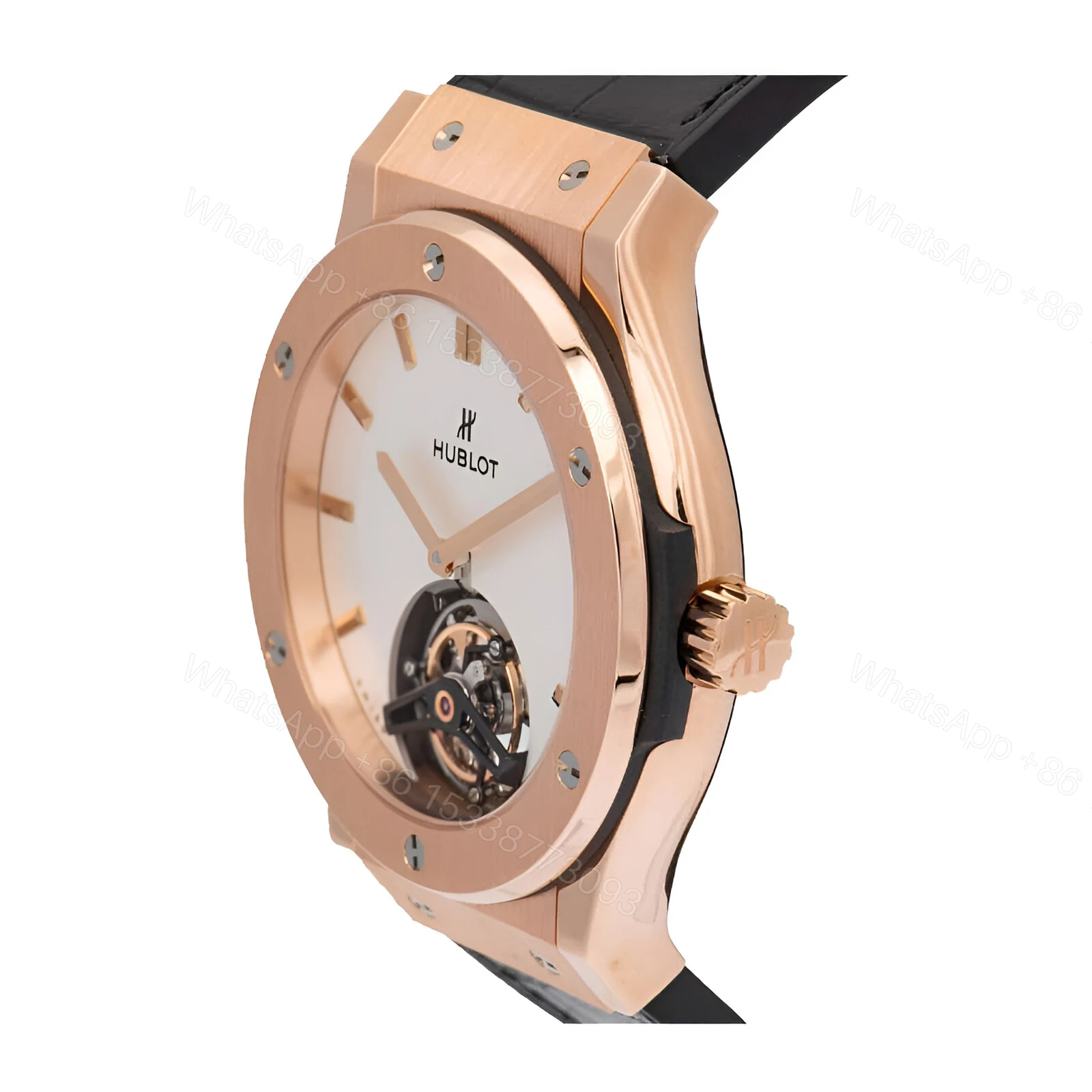 View 3 of Hublot Tourbillon White Replica