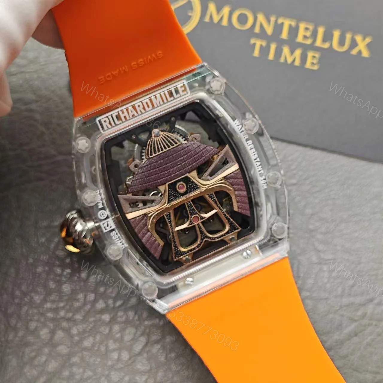View 12 of Replica RM 047 New Samurai Armor Orange Strap