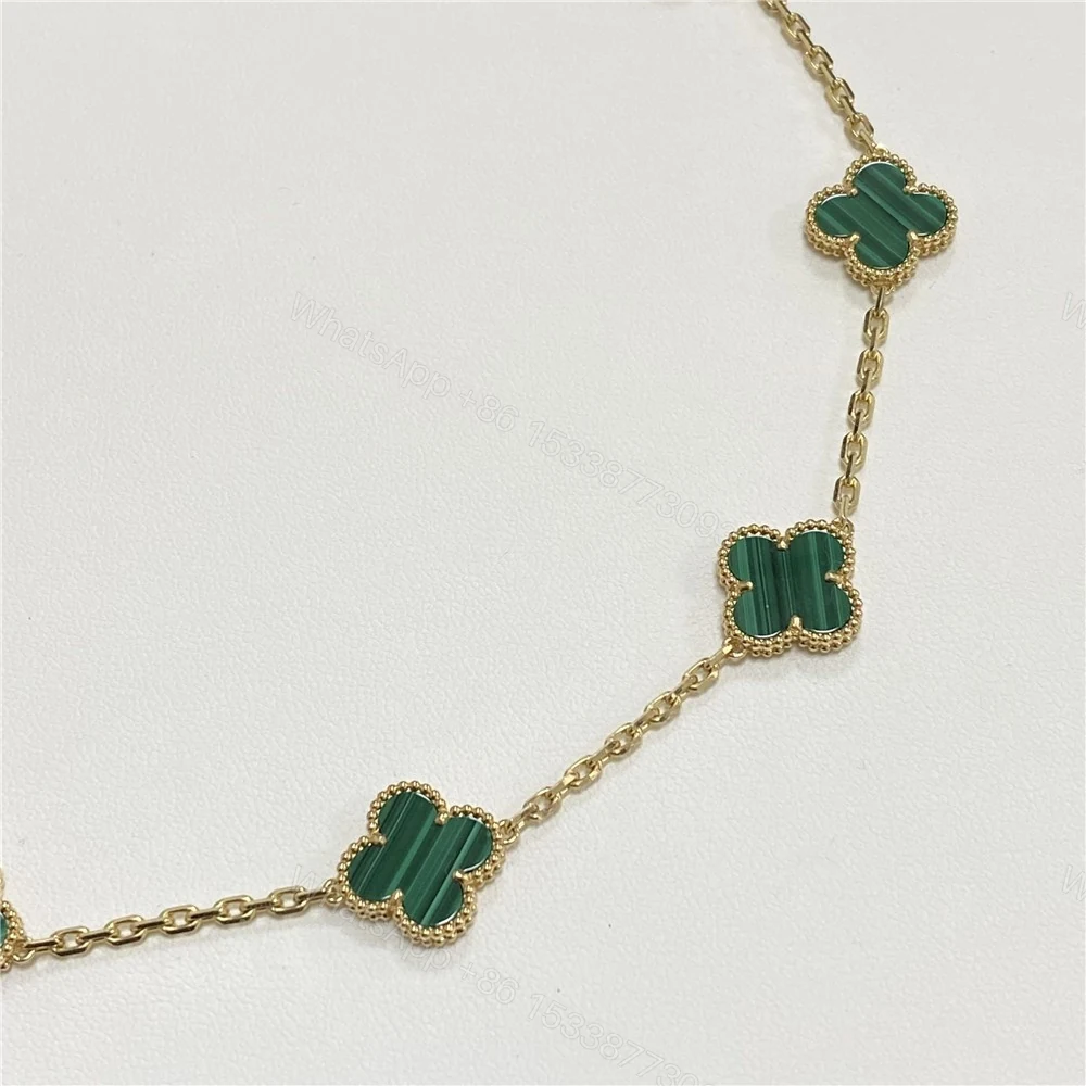 View 4 of Van Cleef Arpels Green Vintage Necklace 10 Motifs VCARO3QJ00