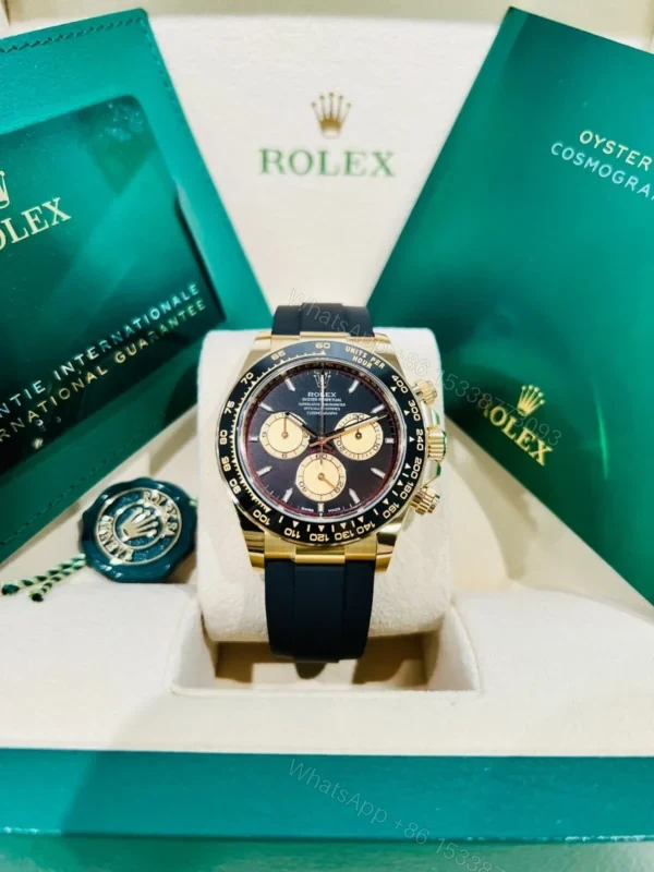 View 2 of Daytona 126518 40mm Black/Gold Dial Super Clone