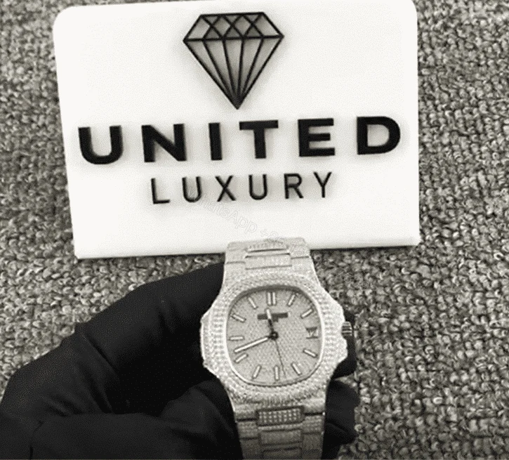 View 2 of Patek Philippe Super Clone Iced Out 5719/10G-010