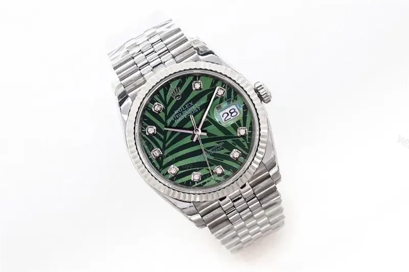 View 4 of Rolex Datejust 126234 Olive Green Watch