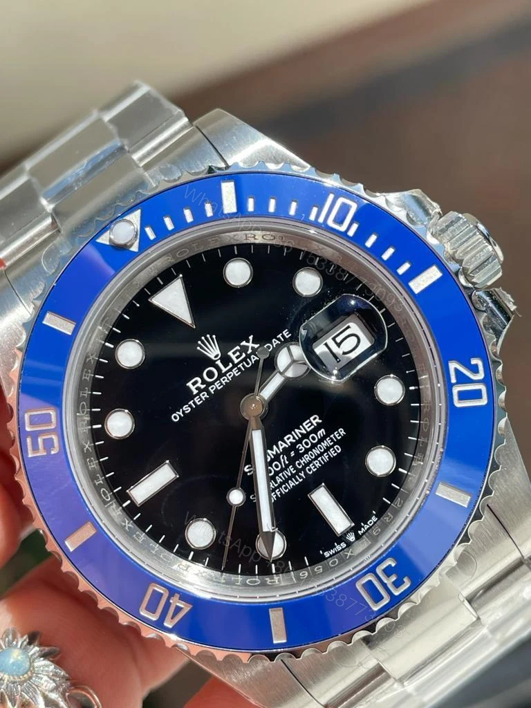 View 2 of VSF FACTORY 1:1 Rolex Submariner Cookie Monster 41mm 126619 LB Blue Ceramic 904L Steel VS3235
