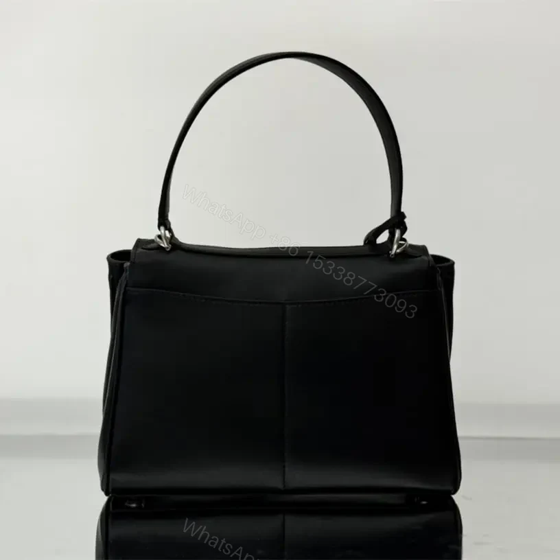 View 2 of 高仿Balenciaga*Rodeo系列6U1000小牛皮手袋黑銀小號號免檢版