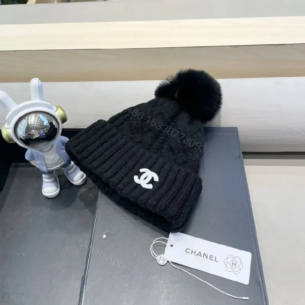 View 7 of Cozy Knit Beanie with Pom — Luxury Everyday Warmth