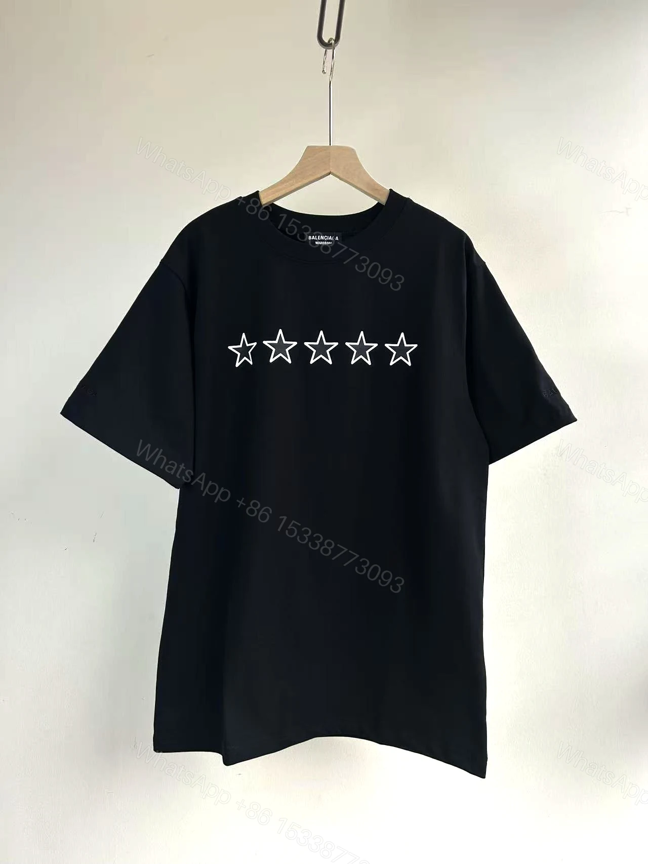 Balenciaga 高仿 男款星星圖案短袖T恤 潮流休閒百搭款 — view 1