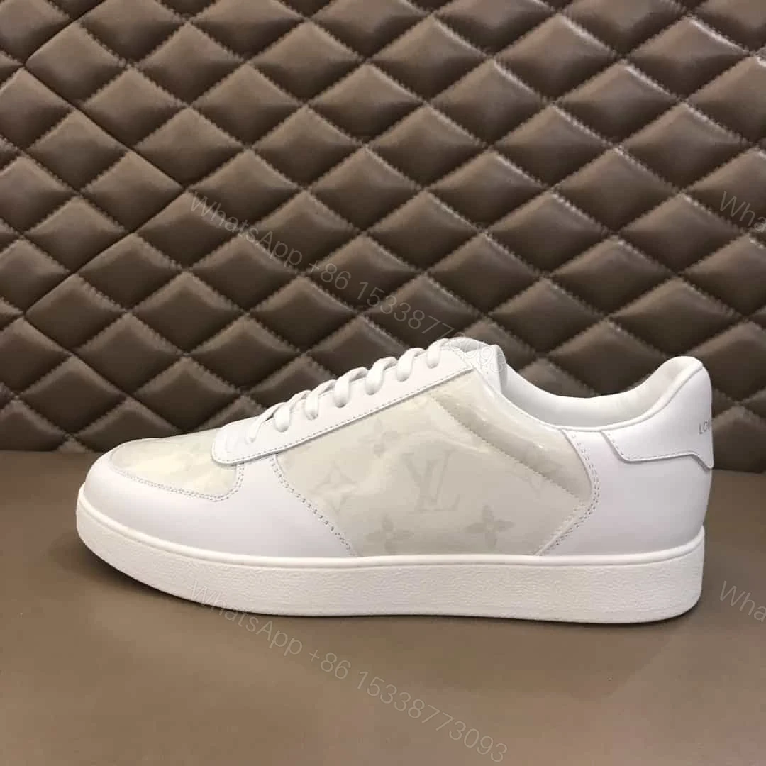 View 5 of LOUIS VUITTON WHITE MONOGRAM TRANSPARENT RIVOLI SNEAKER – LV40