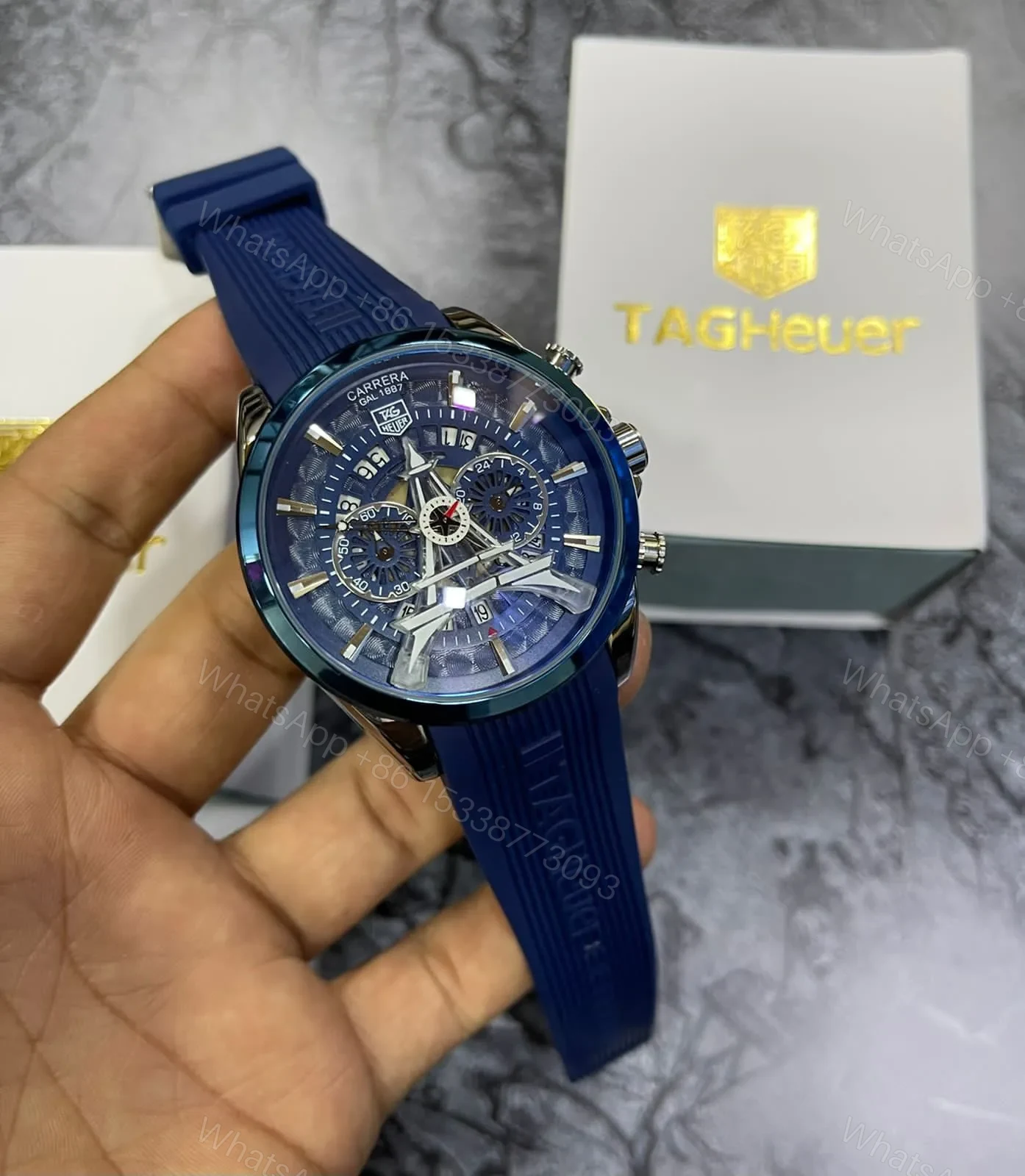View 2 of Tag Heuer Carrera Eiffel Tower Edition Blue