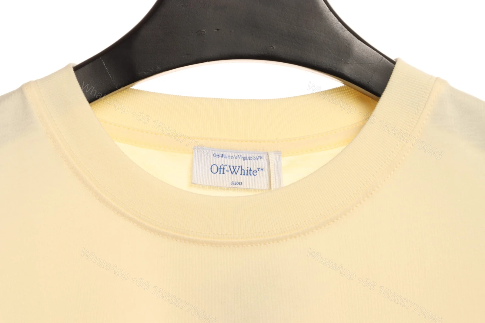 View 6 of Off-White 23 Digit Logo Beige T-Shirt
