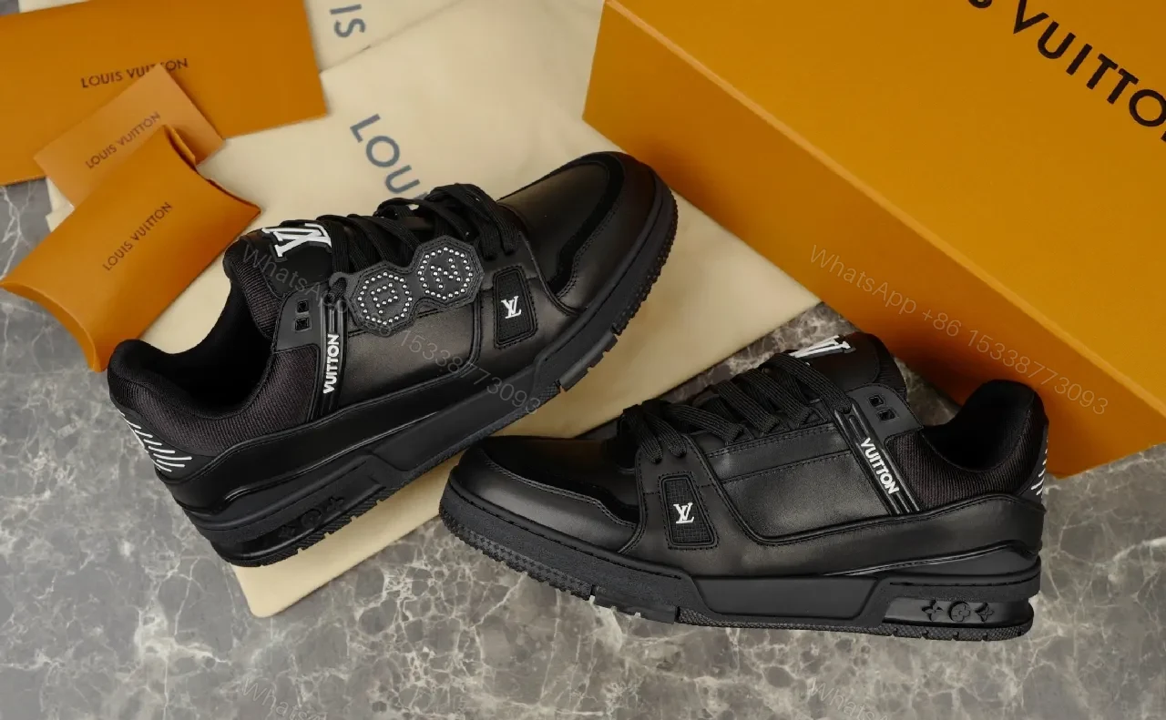 View 5 of Monochrome Leather Luxe Sneaker with All-Day Comfort