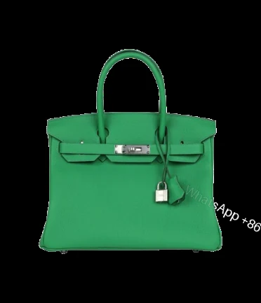 Hermès Birkin 30 Bambou Togo Palladium Hardware — view 1