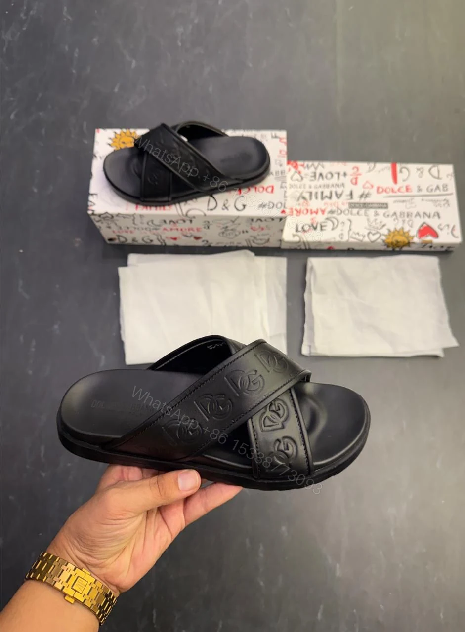 FIRST COPY DOLCE GABBANA SLIDES FOR MEN — view 1