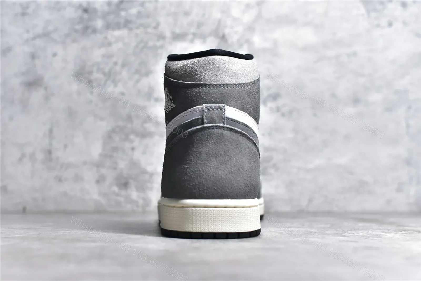 View 7 of Air Jordan 1 Retro High “Washed Black” Reps