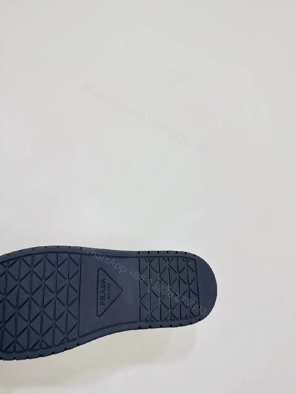 View 2 of Monochrome Leather Sneaker with Subtle Designer Detailing
