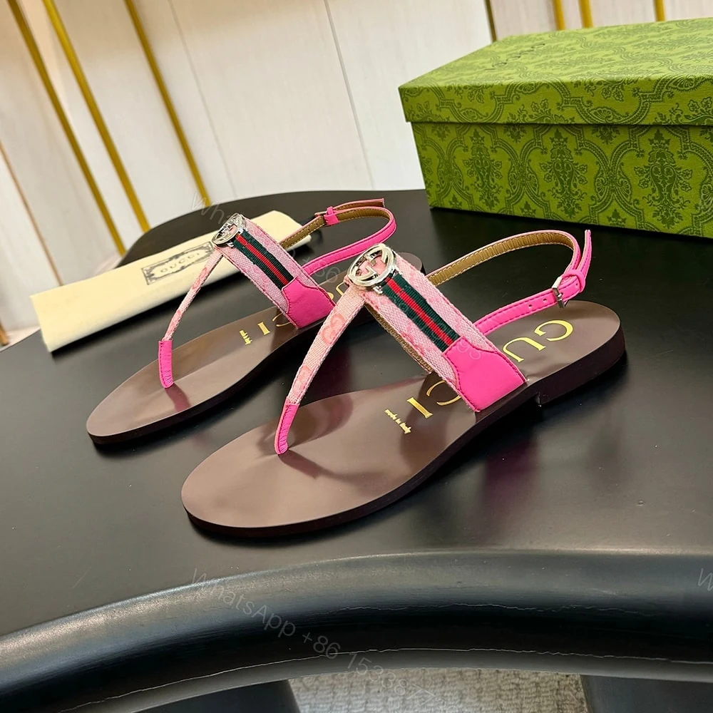 View 4 of GUCCI Women’s Interlocking G Web sandal 215928