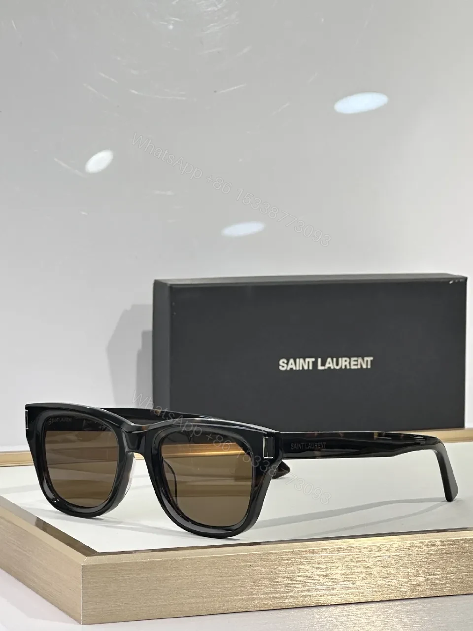 View 9 of Tortoiseshell Acetate Sunglasses with Subtle Branding