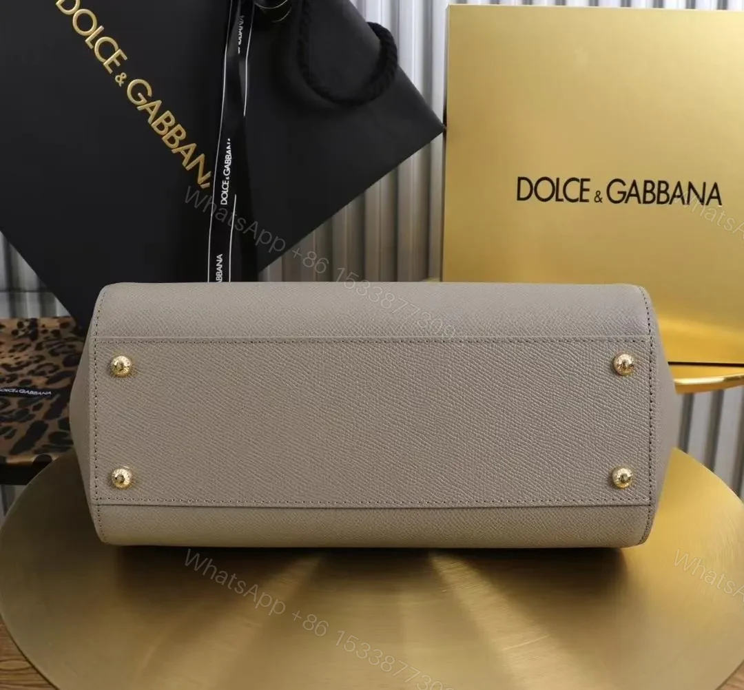View 3 of Dolce & Gabbana Small Sicily handbag in dauphine calfskin