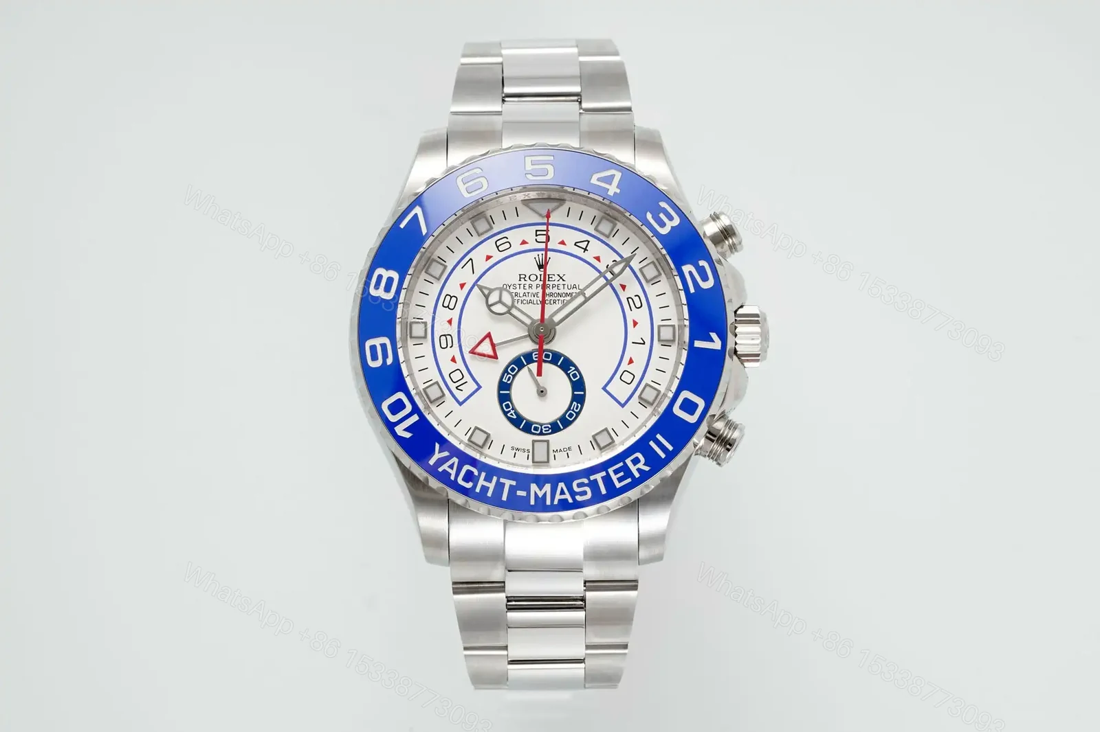 Rolex Yacht-Master II Blue Bezel White Dial Edition 44mm 116680-0002 — view 1