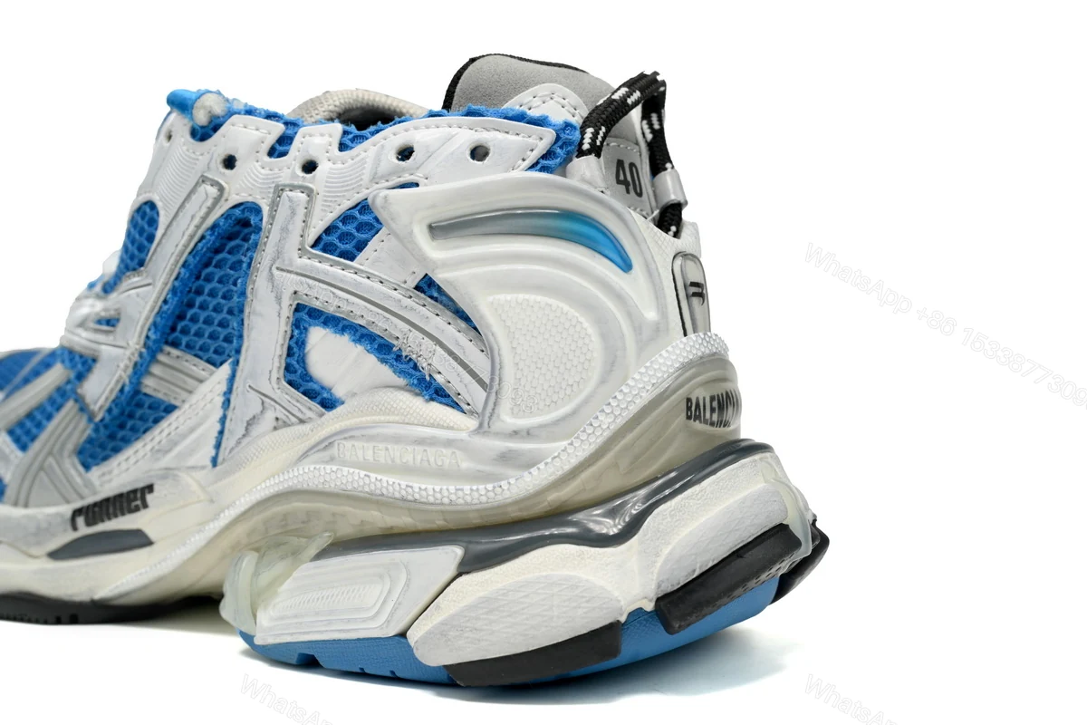 View 8 of Balenciaga Runner White Blue
