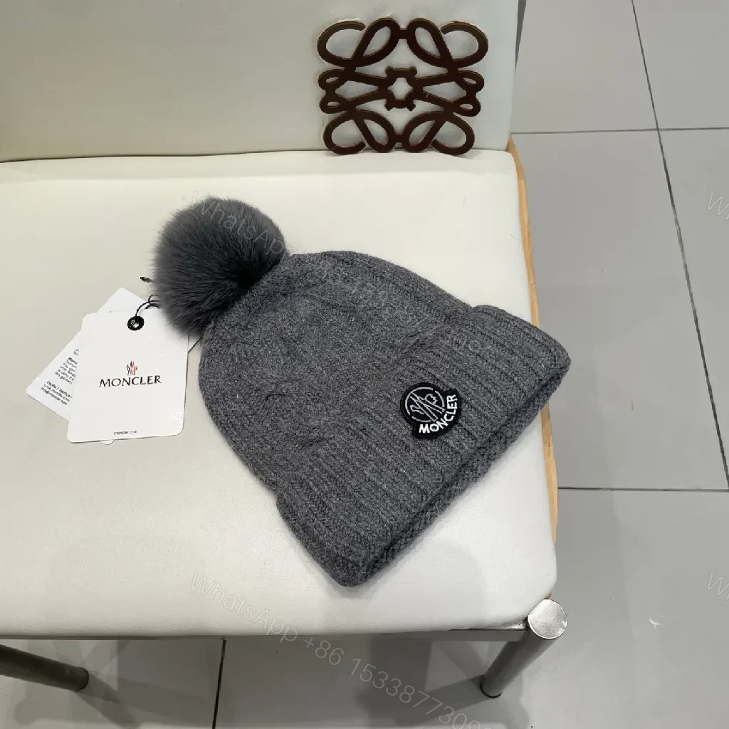 View 8 of Cozy Knit Beanie with Pom, Premium Warmth, Foldable Cuff
