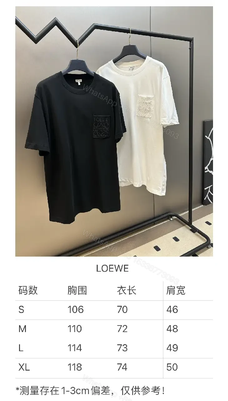 View 9 of Black Cotton T-Shirt Minimalist Logo Pocket Crew Neck Tee