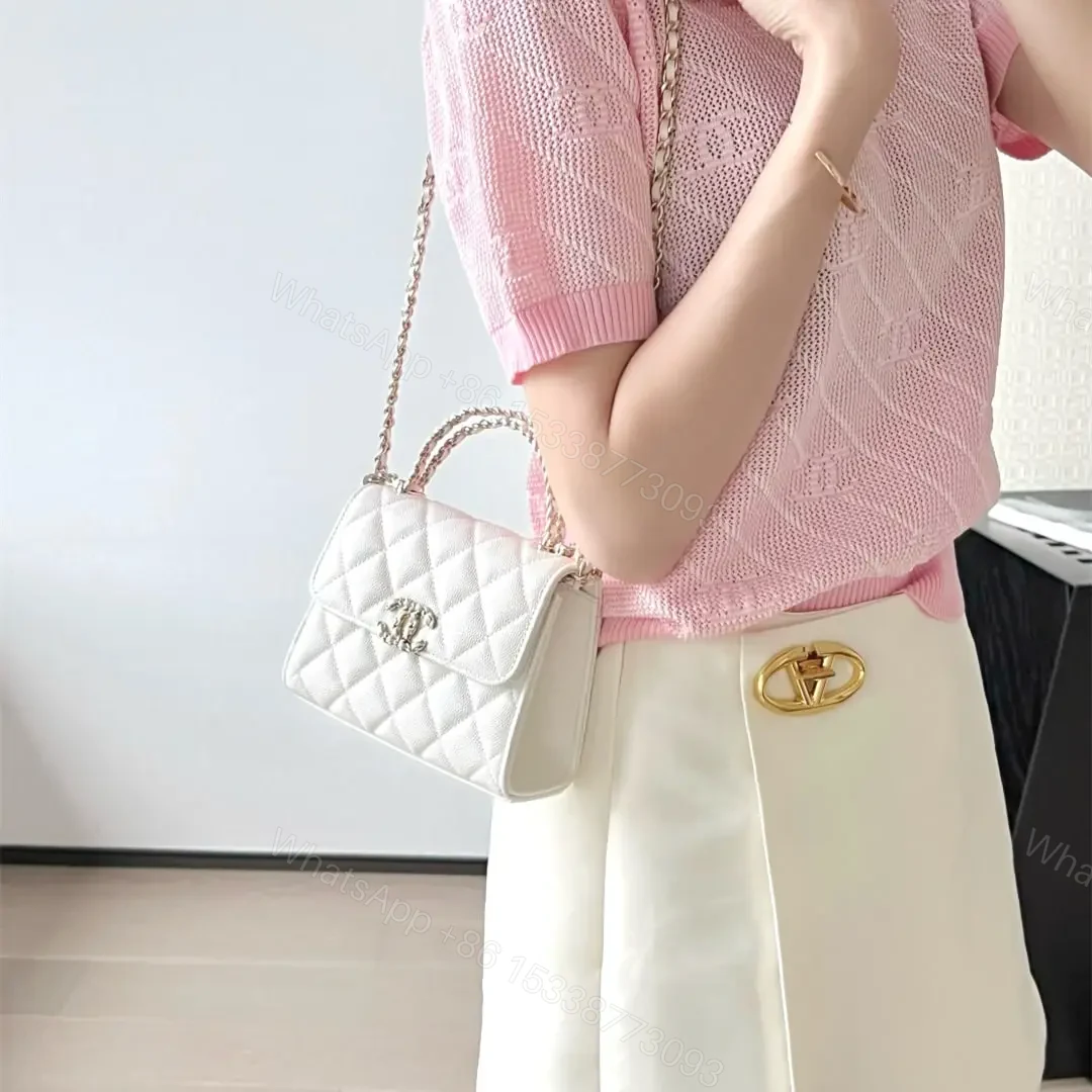 View 24 of 高仿Chanel*23P系列AP3237豎版Kelly手袋白色免檢版