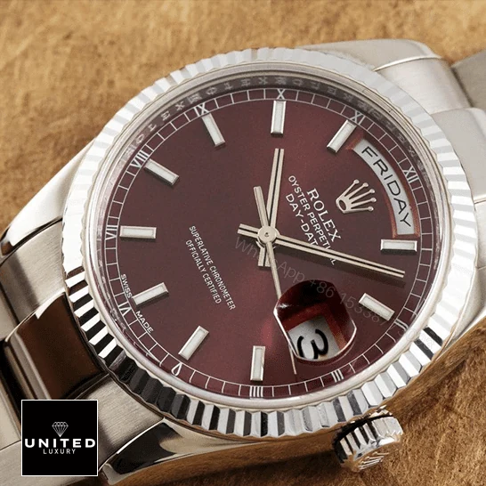 View 4 of Rolex Day-Date 36 White Gold 118239-0304 Replica