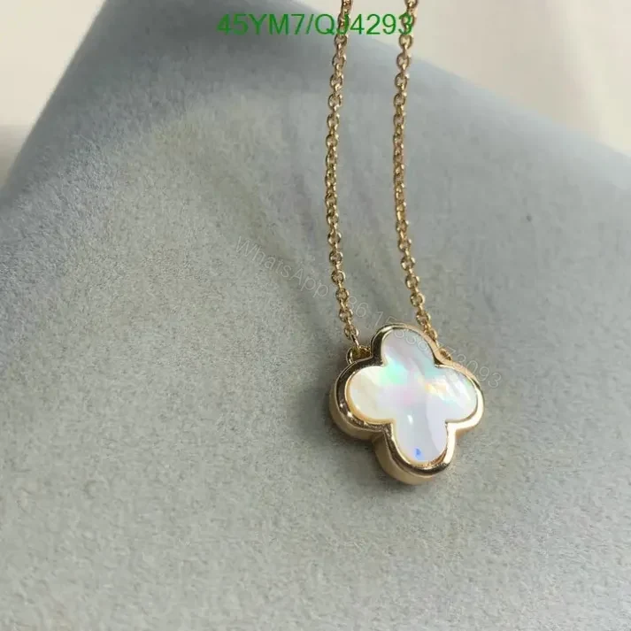 View 5 of Van Cleef & Arpels Alhambra Necklace with Pure Motif QJ4293 Dupe