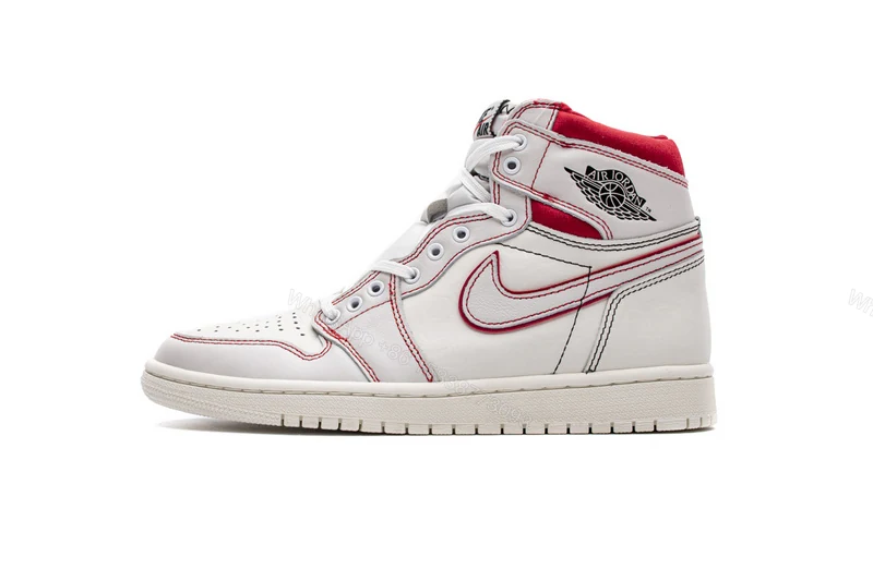 View 11 of Air Jordan 1 Retro High Phantom Gym Red 555088-160