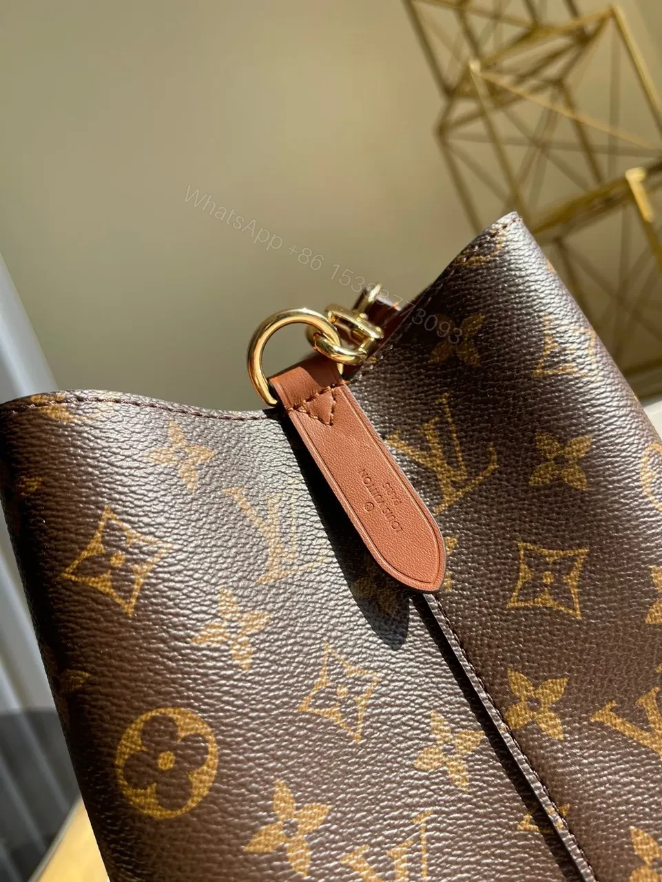 View 5 of Louis Vuitton LV NeoNoe Like Auth Monogram Pattern Handbags 26x22x27cm