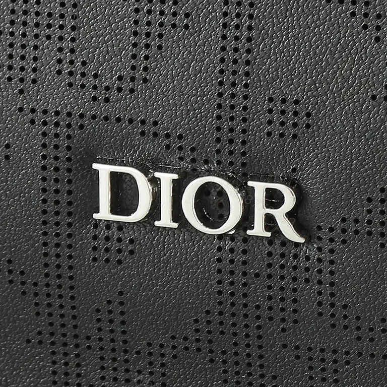 View 5 of Dior Black Coated Canvas Clutch â€” Minimal Luxury, All-Day Ready